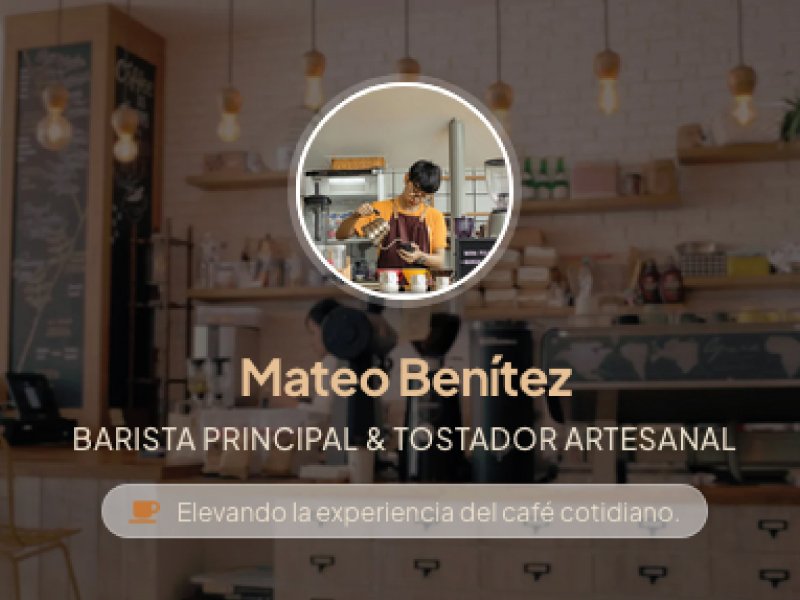 Diseño de BioID para cafeterías y baristas